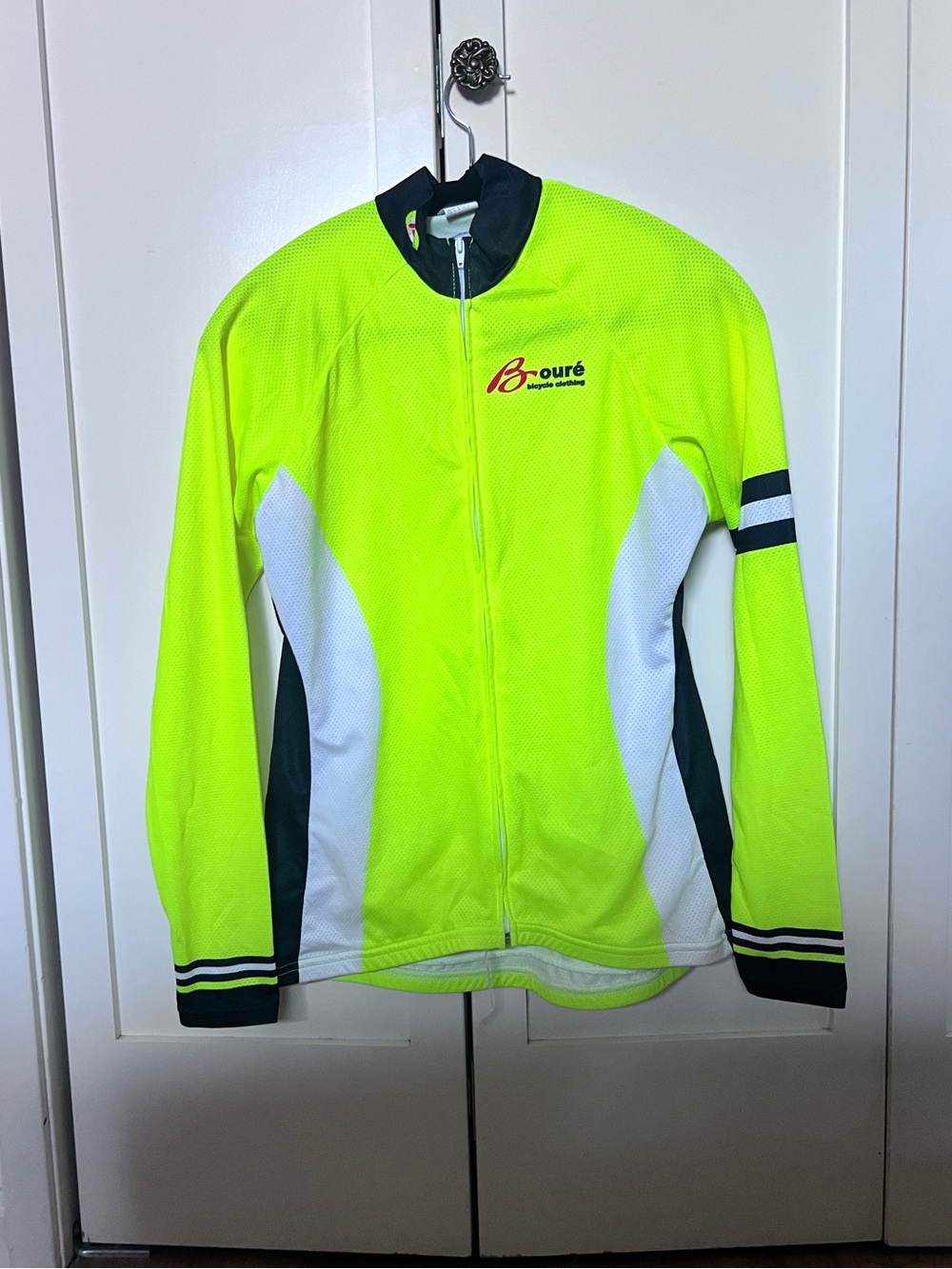 Bouré High-Visibility Neon Yellow Cycling Jersey